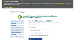 Desktop Screenshot of fiscalcouncil.ie