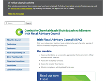 Tablet Screenshot of fiscalcouncil.ie